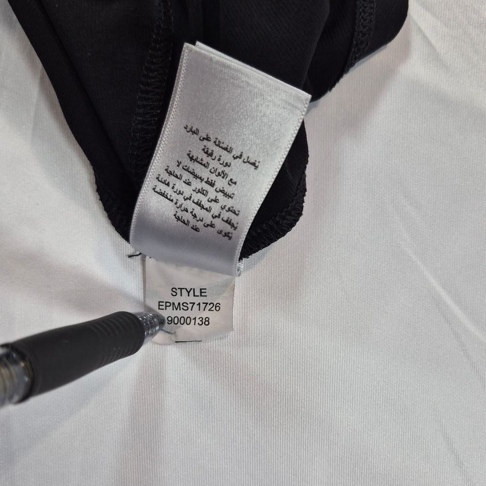 Ellen Tracy Black Draped Open-Front Cardigan Gold Zip Detail Woman's Large - Picture 13 of 13